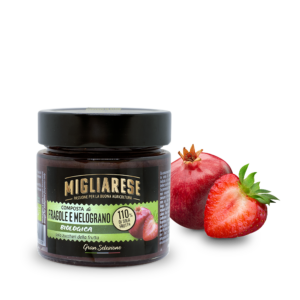 Composta di Fragole e Melagrane Biologica 280g <br>Migliarese